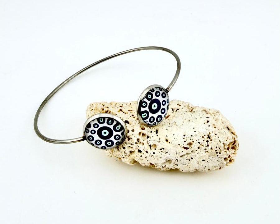 Armband mit blauem Nazar-Auge, minimalistisches Armband, Schmuckgeschenk mit Nazar-Auge