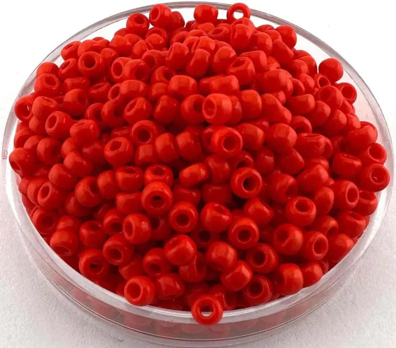10 g Miyuki Opaque Red 8/0 11/0 0407, japanische Rocailles 2 mm 3 mm
