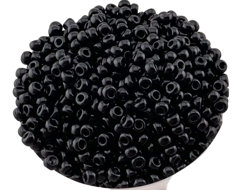 10 g Miyuki perlen Schwarz, 0401, 8/0, 11/0, japanische Rocailles 2 mm, 3 mm