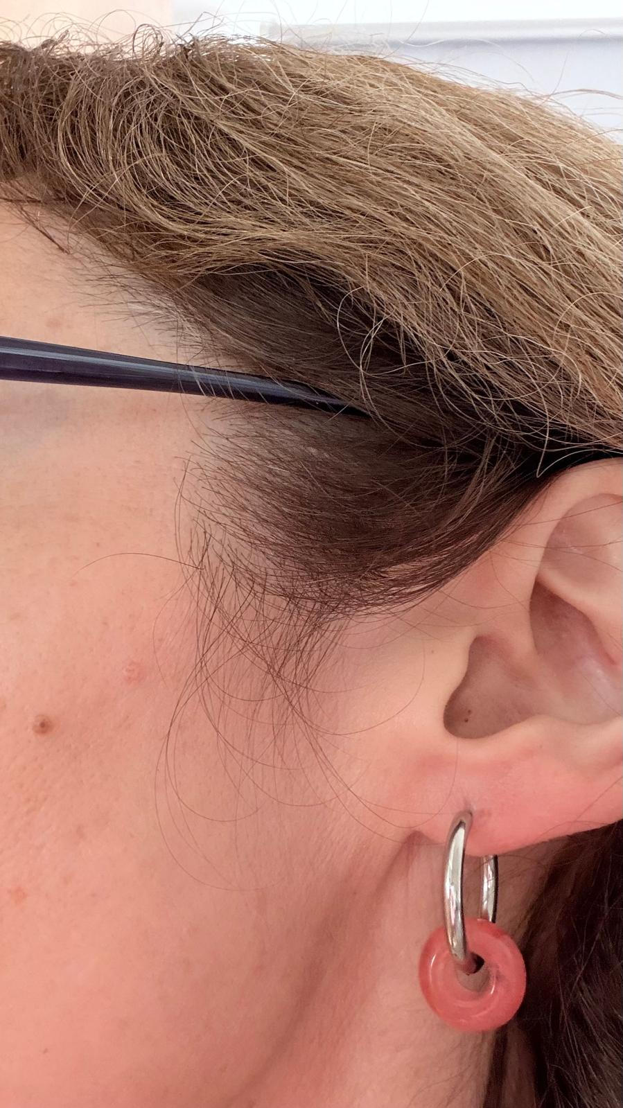 Donut-Ohrringe mit Edelsteinen, minimalistischer handgefertigter Boho-Schmuck, Ohrringe mit Heilsteinen, natürliche Kristall-Creolen, Geschenk für sie