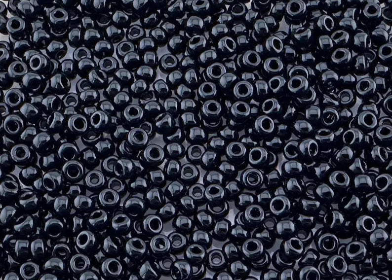 10 g Miyuki perlen Schwarz, 0401, 8/0, 11/0, japanische Rocailles 2 mm, 3 mm