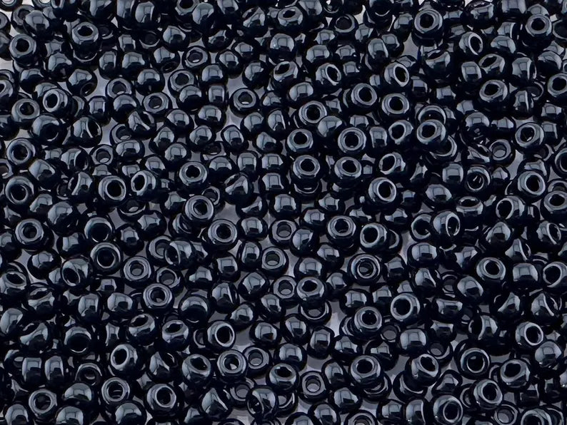 10 g Miyuki perlen Schwarz, 0401, 8/0, 11/0, japanische Rocailles 2 mm, 3 mm