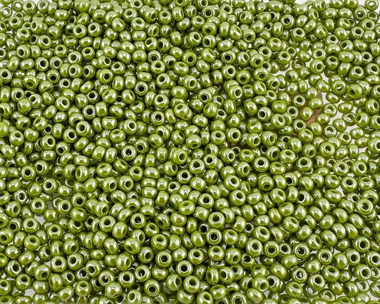 10/0 Preciosa Ornela Rocailles Grün 58430 20g, Böhmische Rocailles für DIY-Schmuck