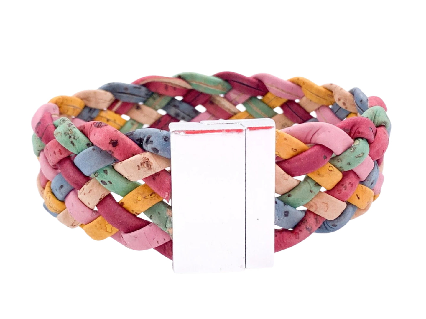 Handmade Cork Bracelet - Natural , Sustainable, vegan Unisex jewelry